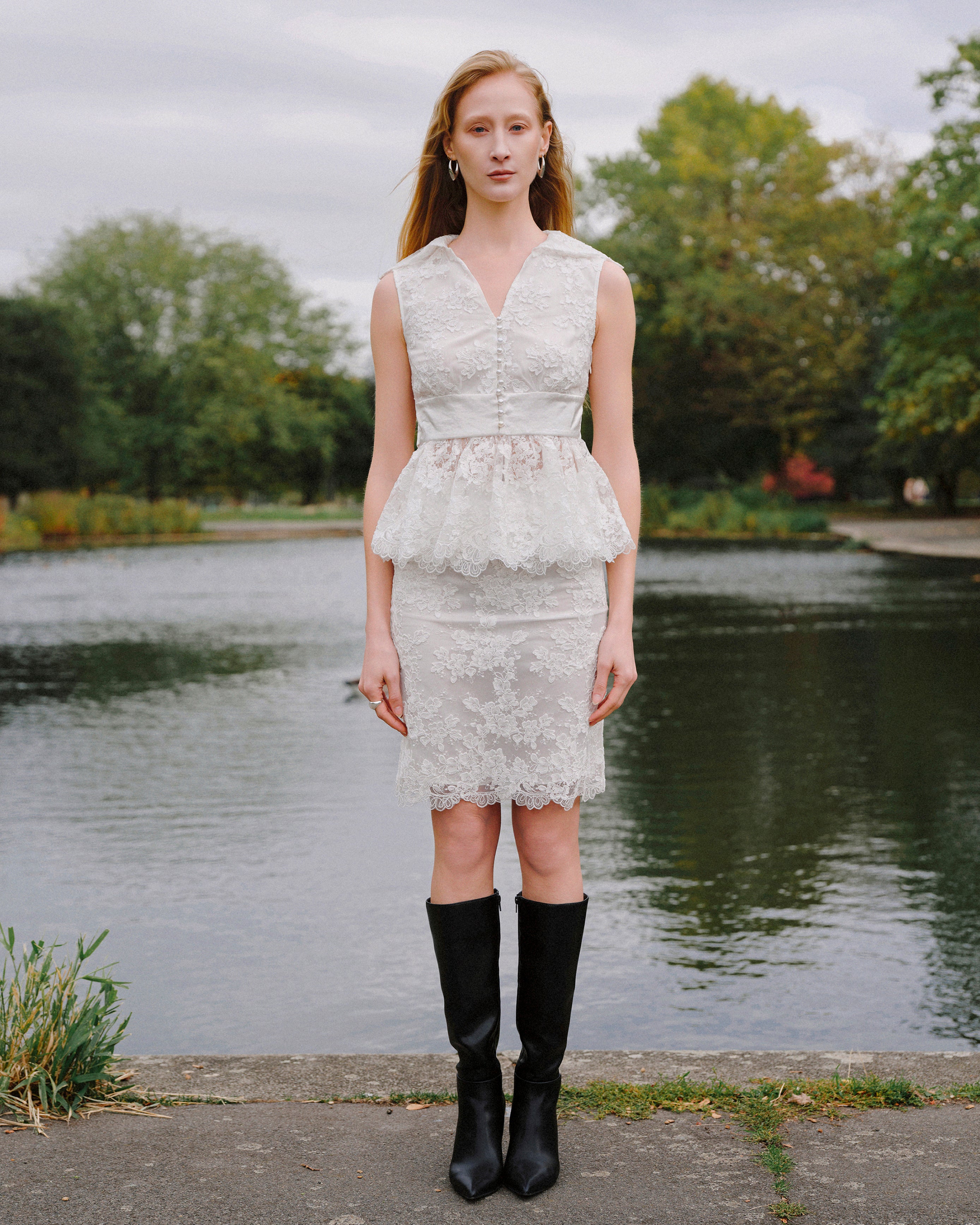 ELIO LACE SKIRT