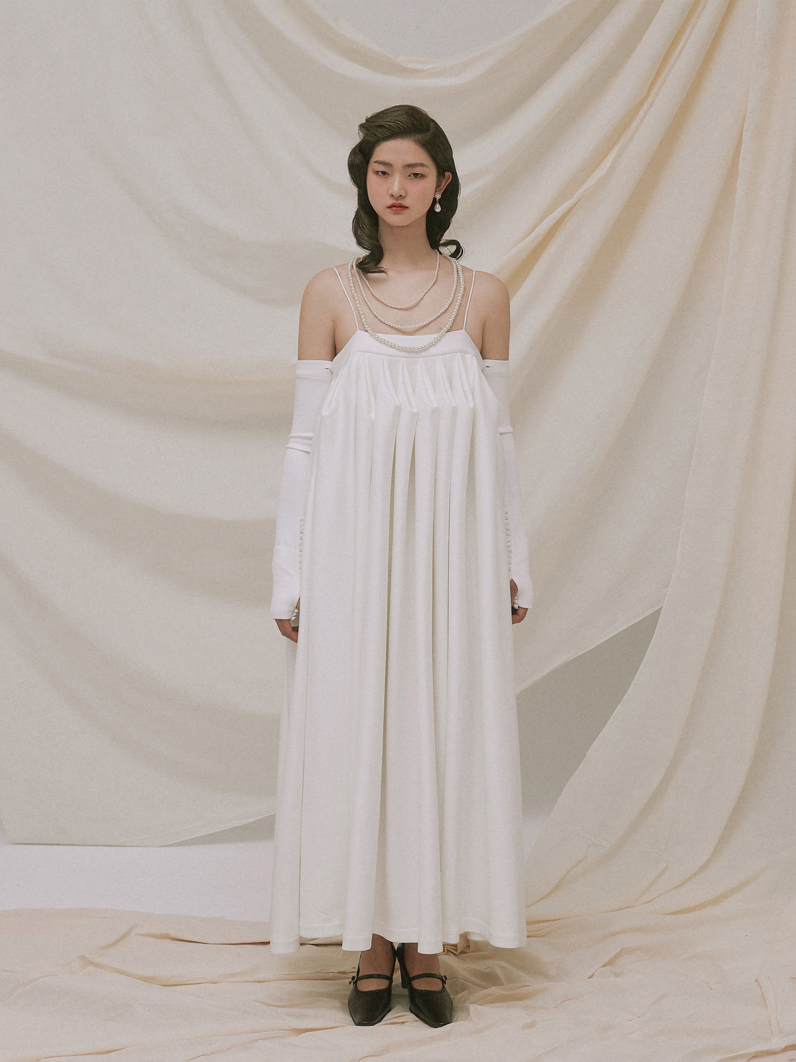 ISADORA PLEATED DRESS